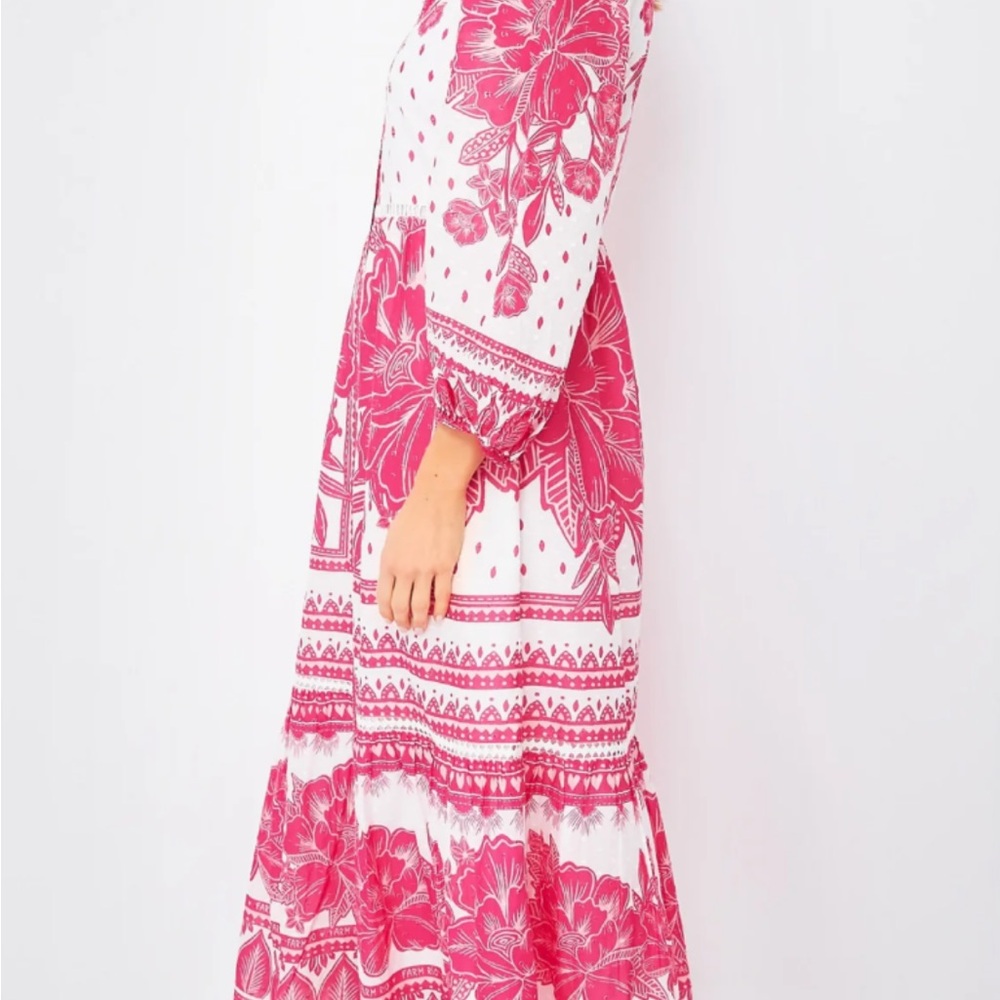 FARM Rio's Tropical Woodcut dress Size M